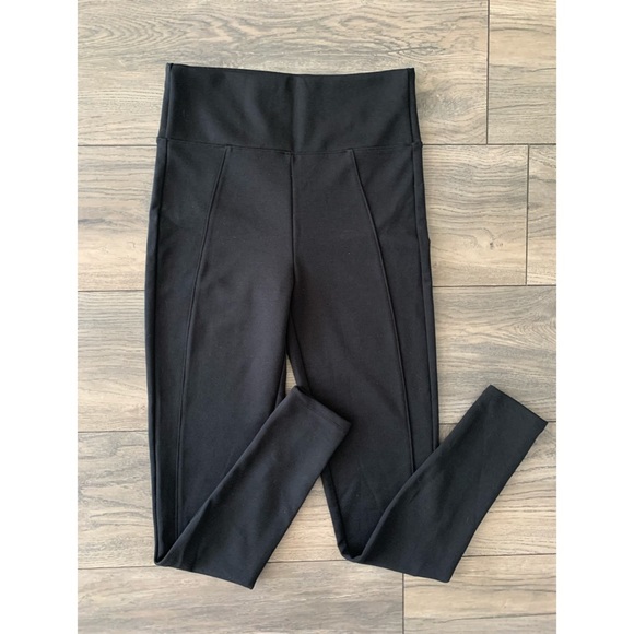 Spanx Assets Ponte Knit Leggings Black Medium - Picture 4 of 4